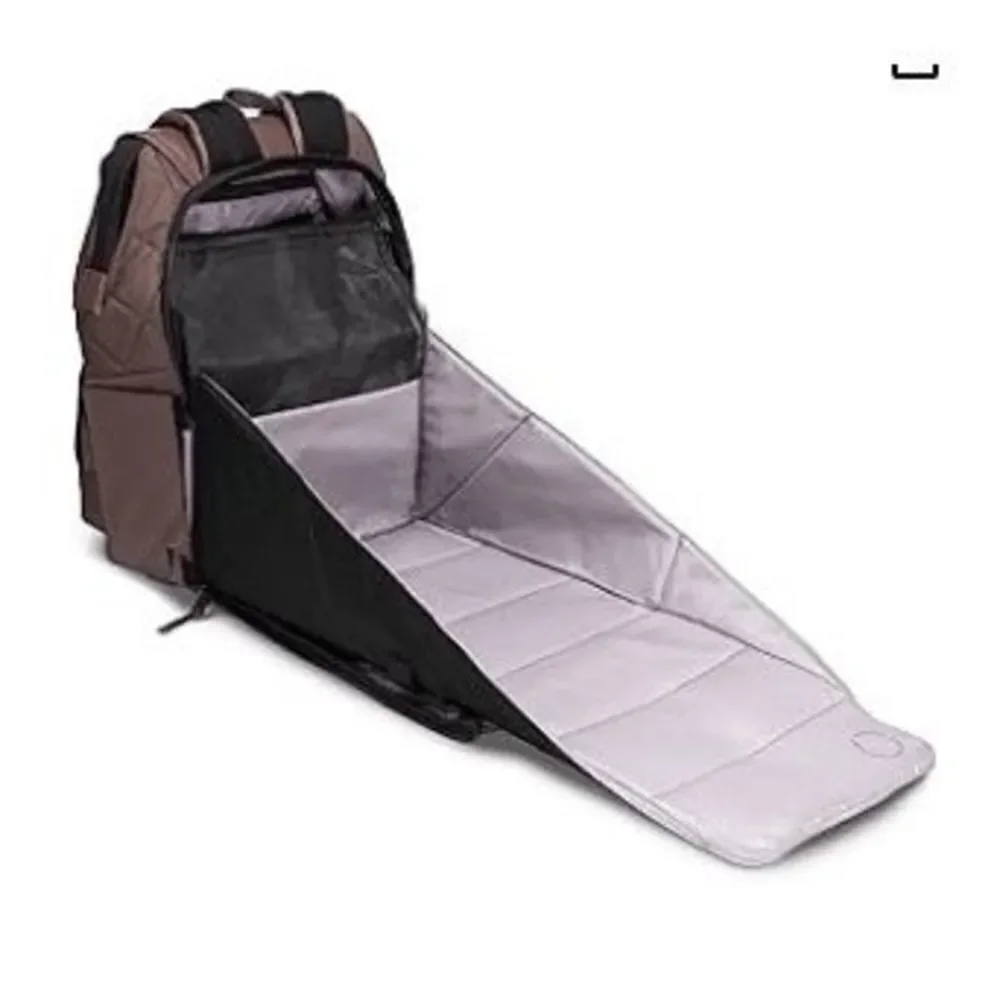 Quilted Black Baby Backpack - Unbranded